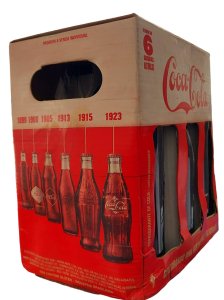 Coca Cola Celebrando Uma História de Felicidade, 6 Garrafas Históricas + 2 Soltas de Brinde