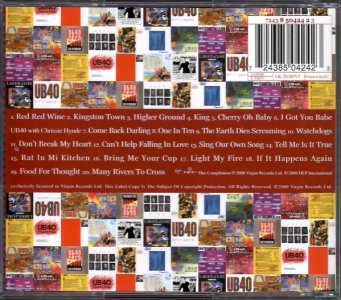 Cd The Very Best of UB40, 1980 - 2000