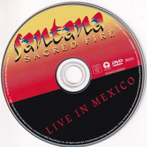 Dvd Santana, Sacred Fire, Live In Mexico, Importado USA