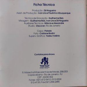 Cd A Doce Presença de Ivan Lins, Gravadora Velas, 1994