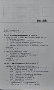 Contabilidade de Custos, Eliseu Martins, 9ª Edição, Editora Atlas