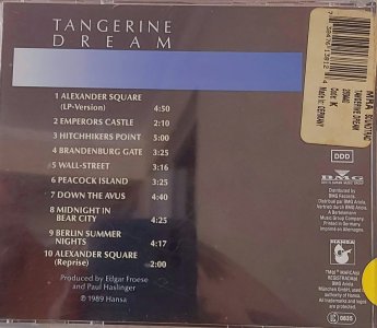 Cd Tangerine Dream, Destination Berlin, Importado Alemanha