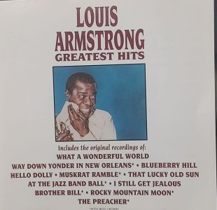 Cd Louis Armstrong, Greatest Hits, Includes the original Recordings Of What a Wonderful World, Importado USA